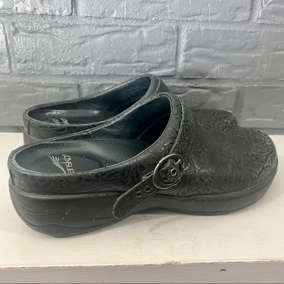 DANSKO BUCKLE SLIP ON CLOGS - Picture 3 of 9